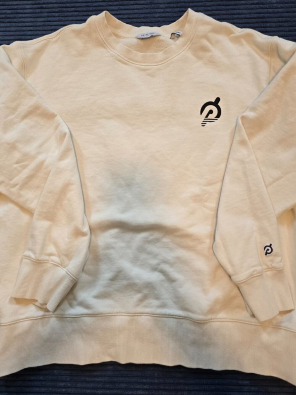 Peloton Men’s/Women’s XXL Cream Crewneck Sweatshirt